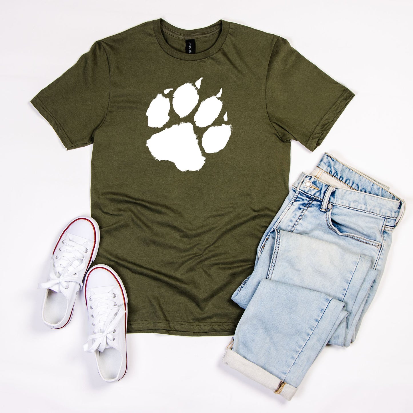 Tiger's Paw of Power - Gildan Tee