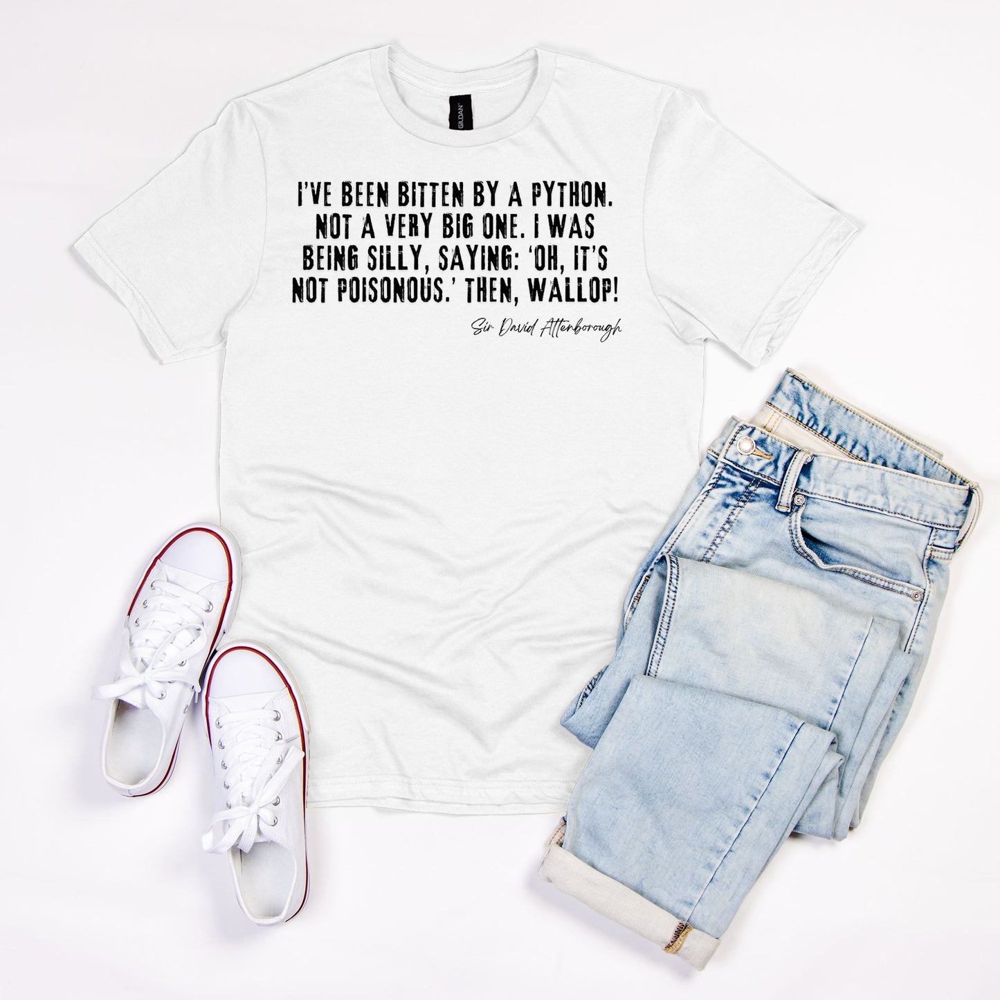 Bitten by a Python - Gildan Tee