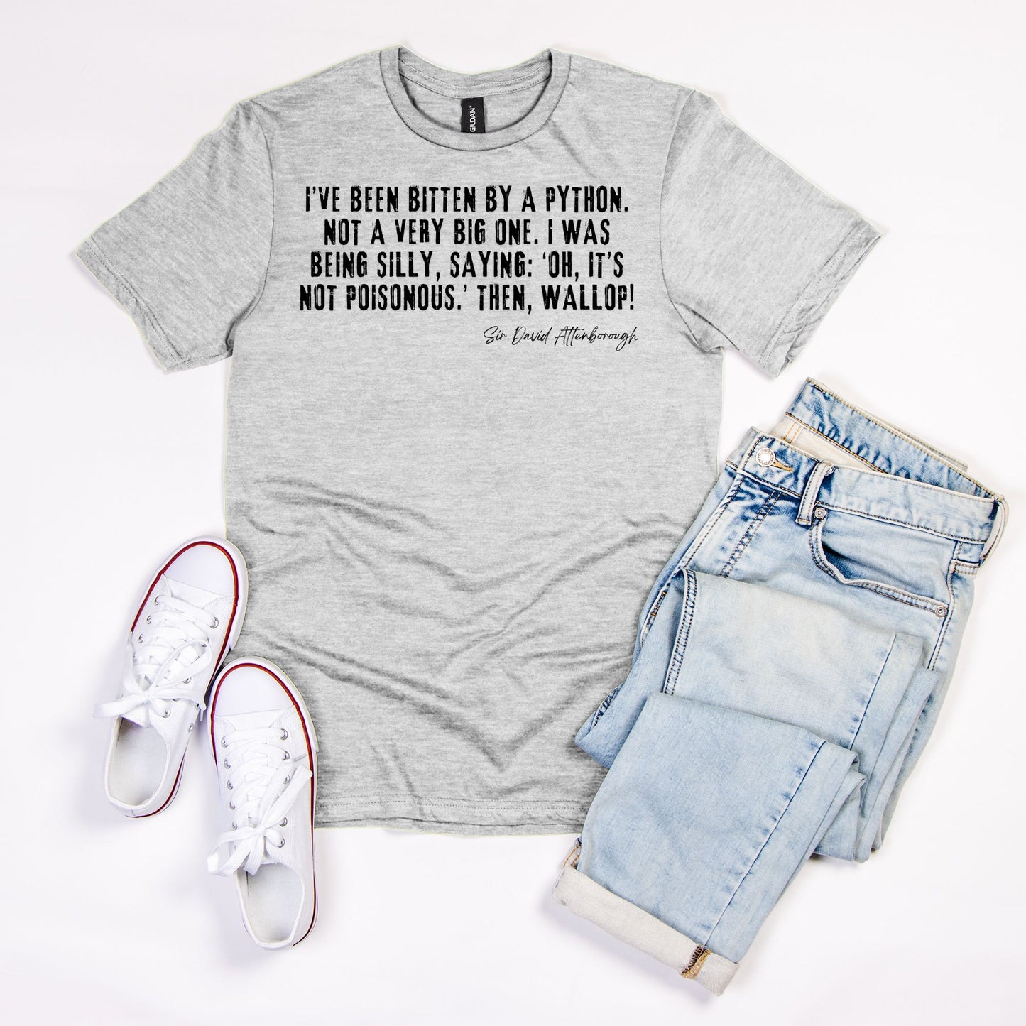 Bitten by a Python - Gildan Tee