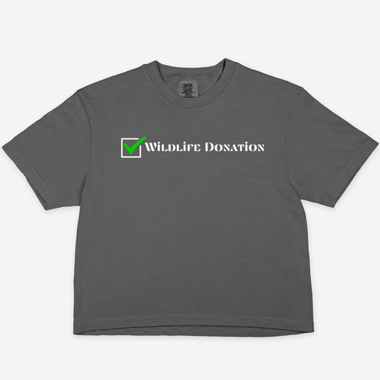 Wildlife Donation - Boxy Tee