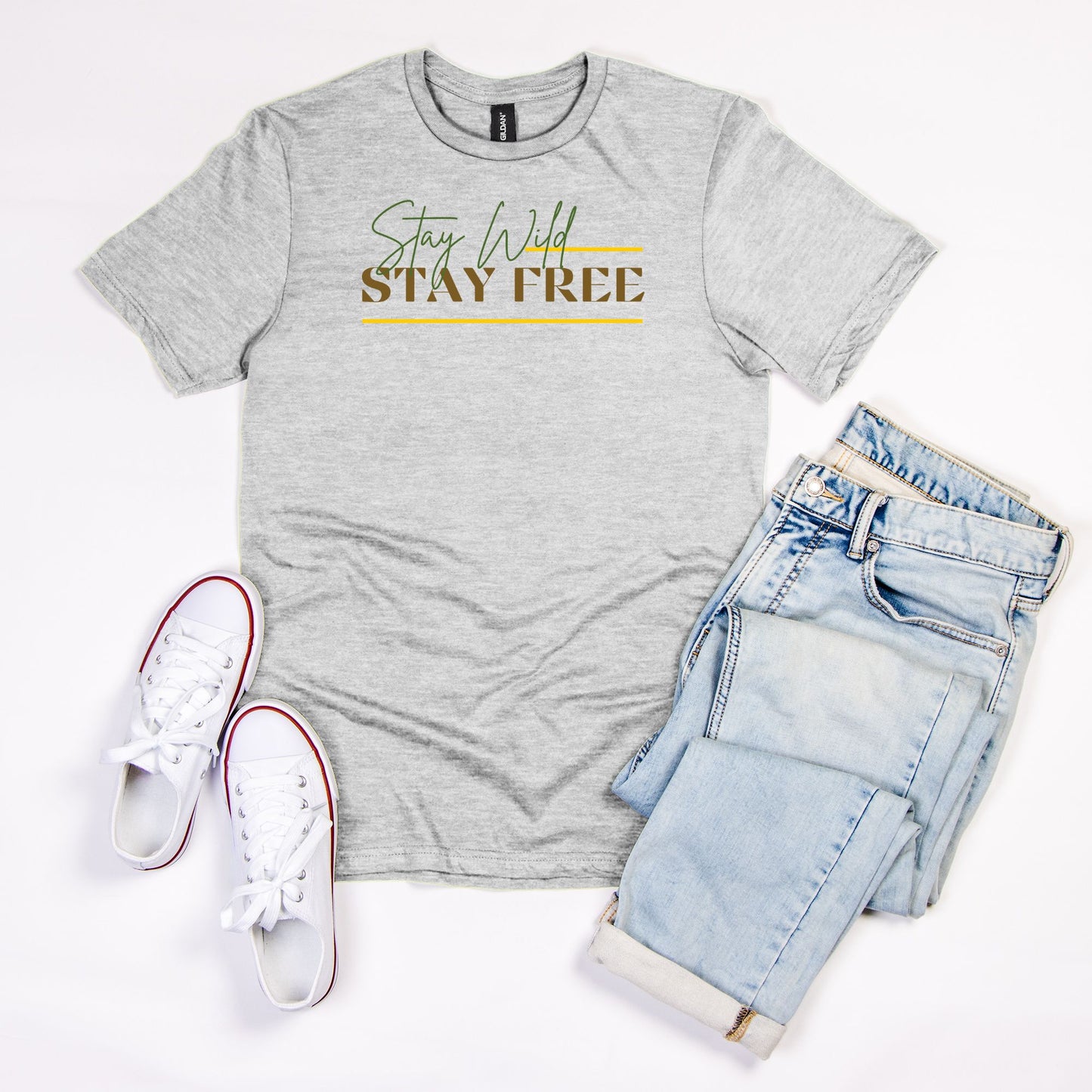 Wild & Free - Gildan Tee
