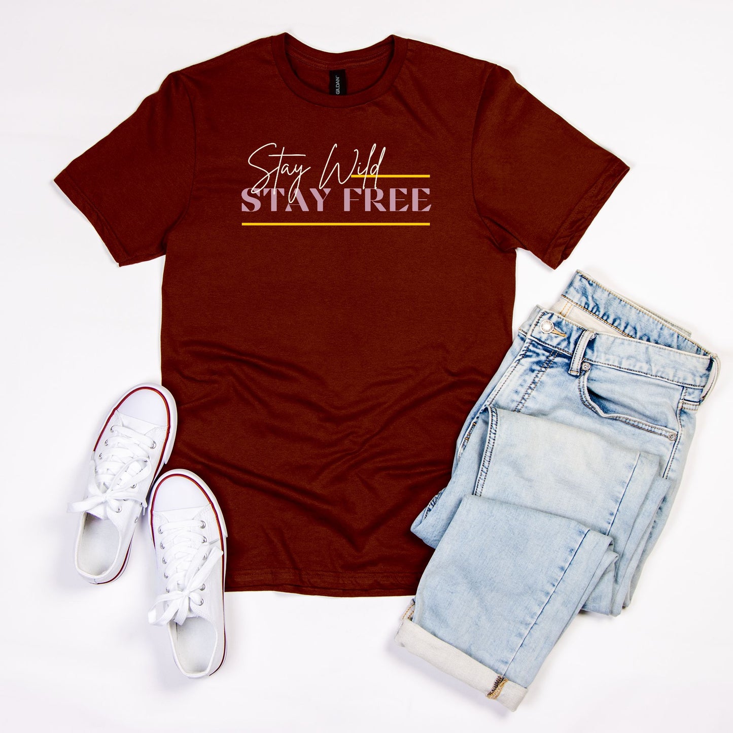 Wild & Free Boxy - Gildan Tee