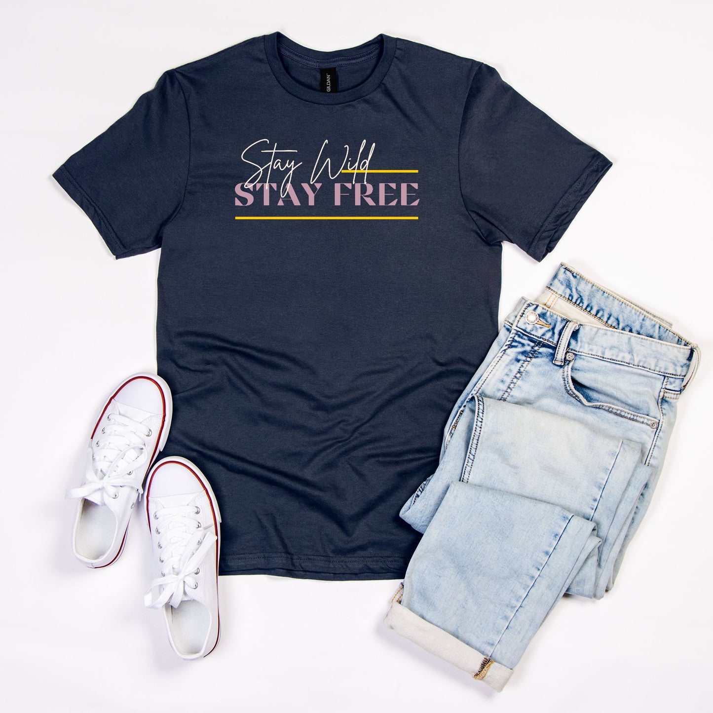 Wild & Free Boxy - Gildan Tee