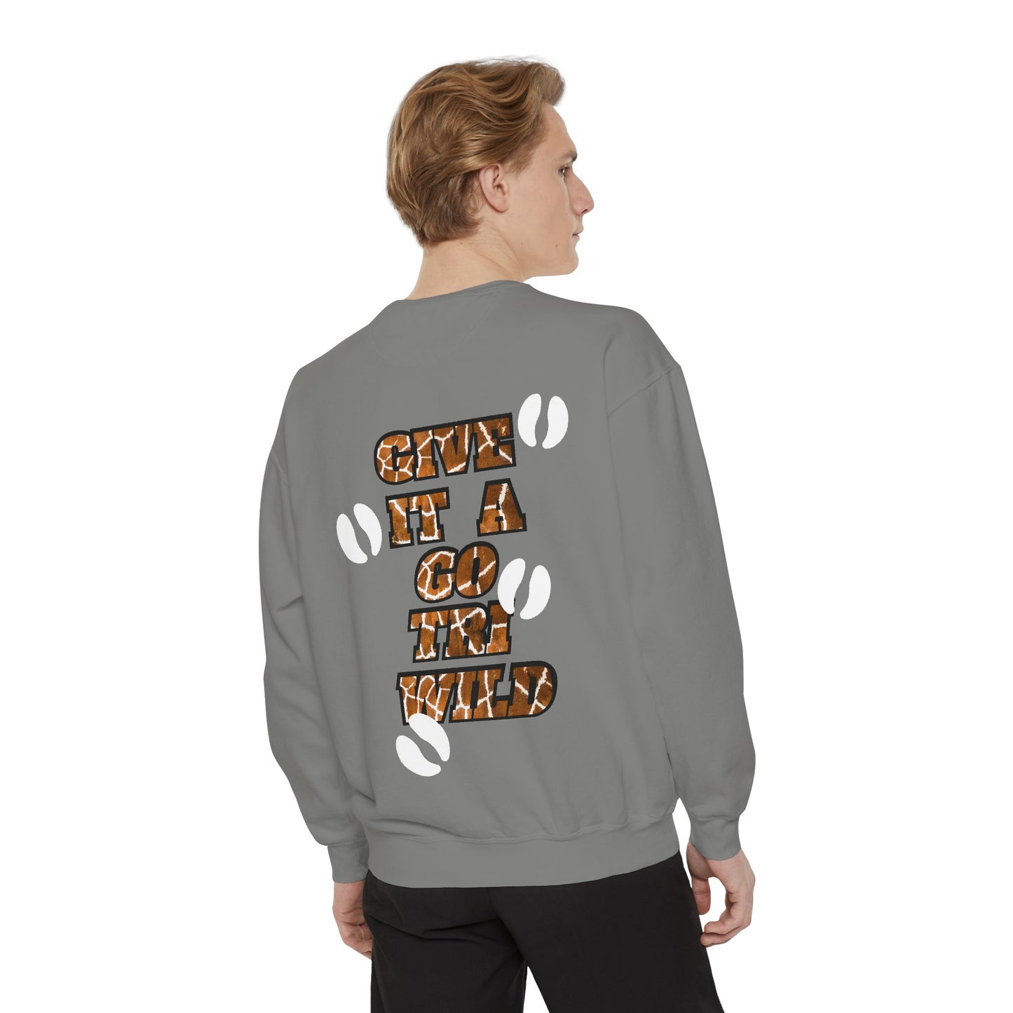 Give a Go! Sweatshirt - Giraffe