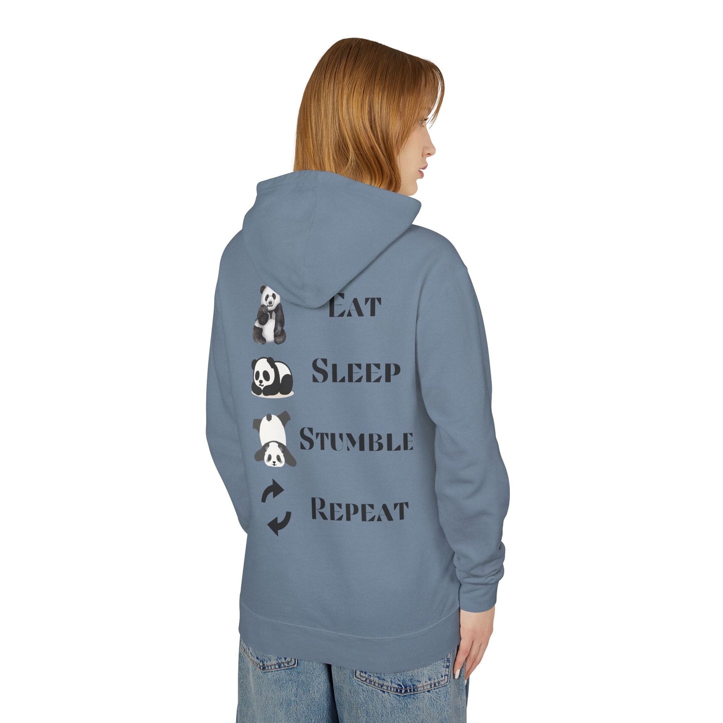 Panda Mood - Lightweight Hoodie