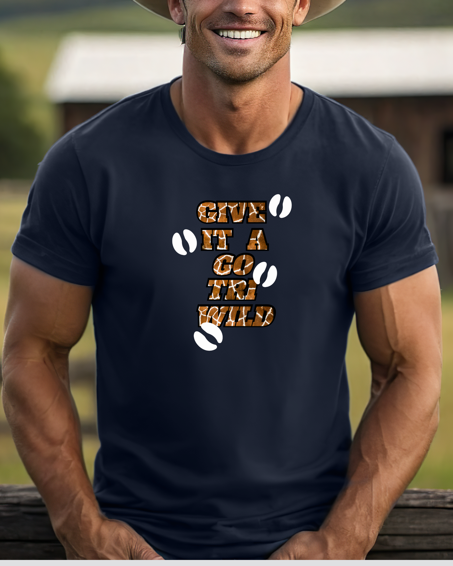 Give it a Go! Tee - Giraffe