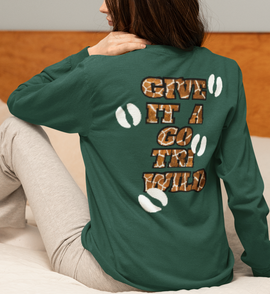 Give a Go! Sweatshirt - Giraffe
