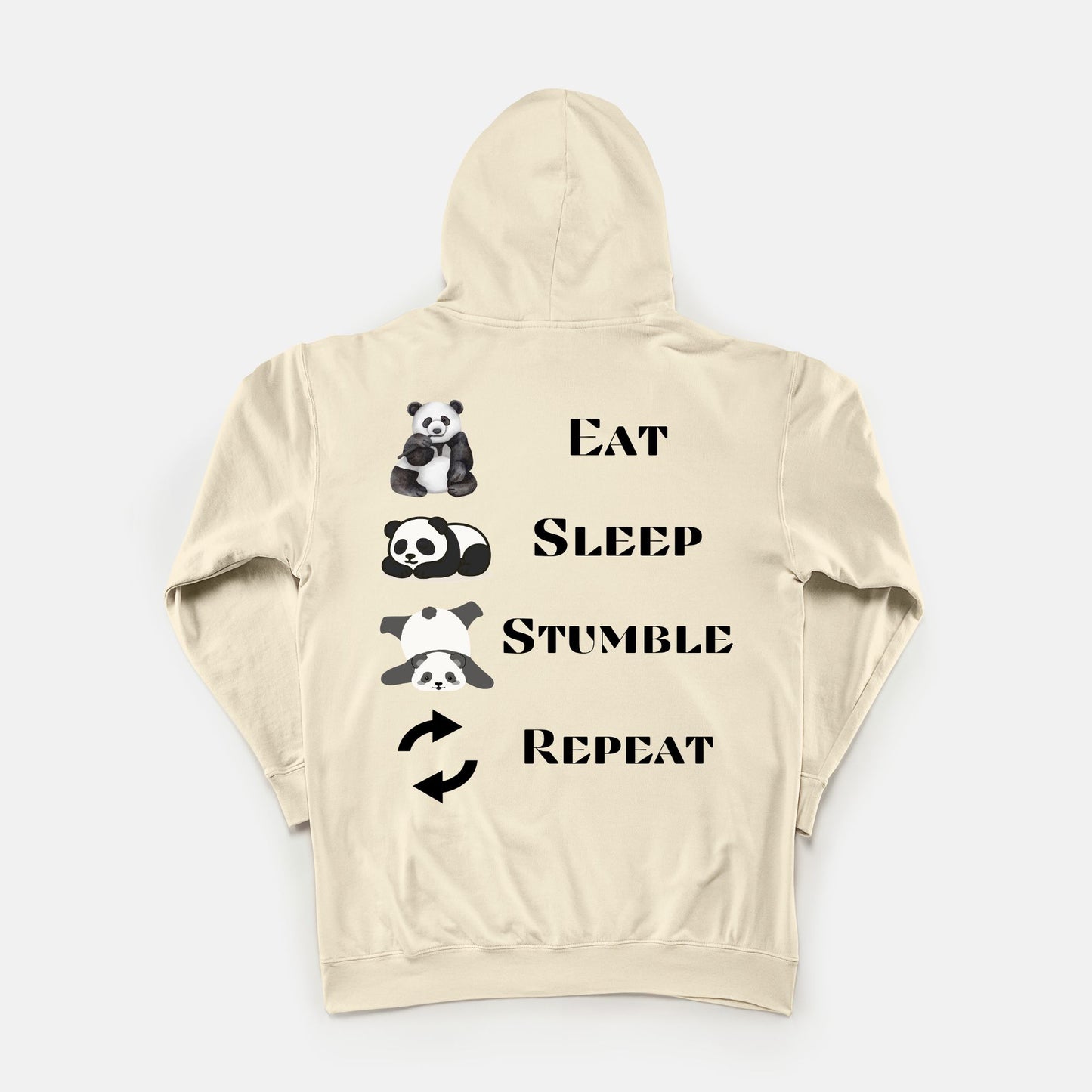Panda Mood - Lightweight Hoodie