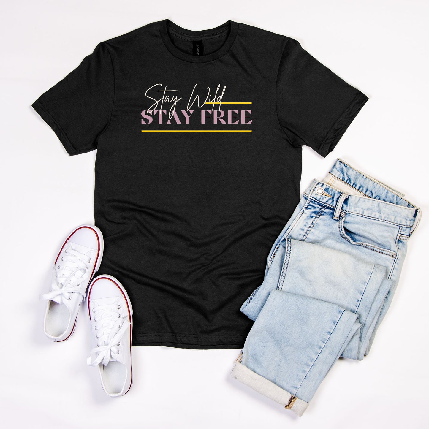 Wild & Free Boxy - Gildan Tee